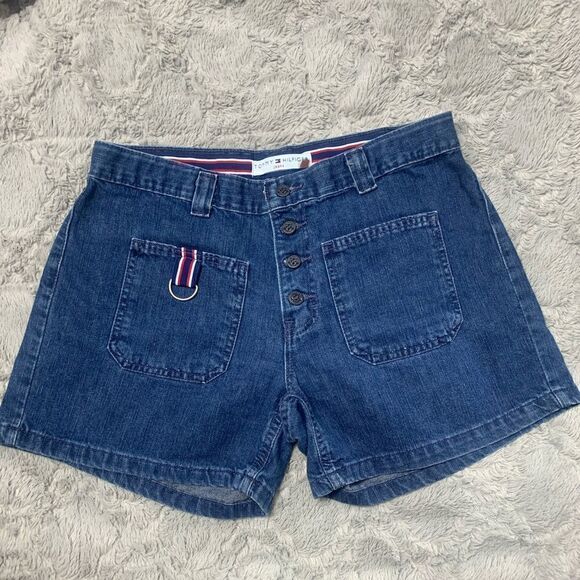 Tommy Hilfiger button fly vintage jean shorts - Picture 1 of 8